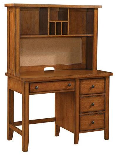 Winners Only Vintage Youth Single Pedestal Desk & Hutch Colder's